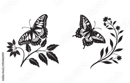 butterfly silhouette