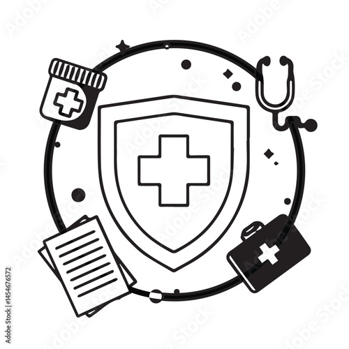 Health Insurance Icon. Health Insurance Vector Icon Template #Sponsored , #sponsored, #sponsored, #Insurance, #Vector, #Icon, #Health