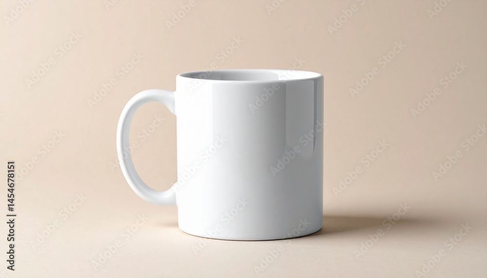 white mug on a background white mug on a background