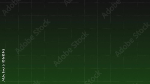 Glow moving black grid background. Grid graph pattern with turbulence.