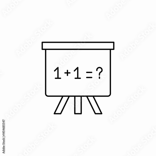board addition icon sign vector