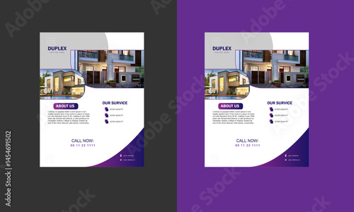 DUPLEX HOUSE REALSTATE FLYER DESIGN