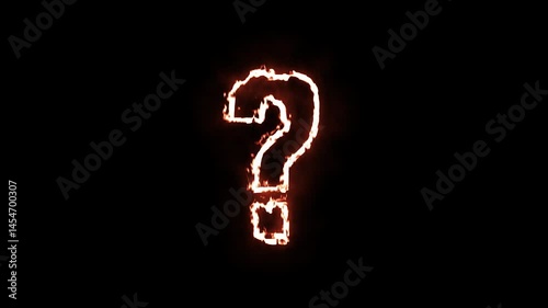 Flaming Question Mark - Animated Fire Effect 4K
Epic Fire Question Mark - Loopable Flame Effect