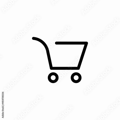 shopping cart icon sign vector