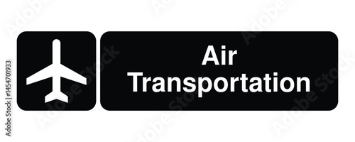 Public Services Air Transportation Sign High Visibility Travel Hub Indicator