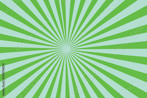 green sunburst starburst background