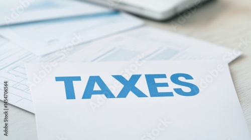 Filing taxes made easy a step-by-step guide for homeowners usa informational office close-up financial planning