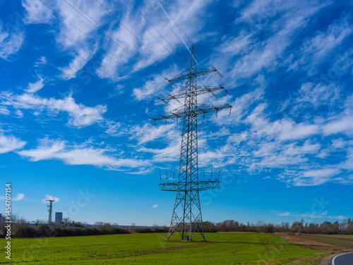 Obraz na płótnie Stromversorgung - Energie w salonie