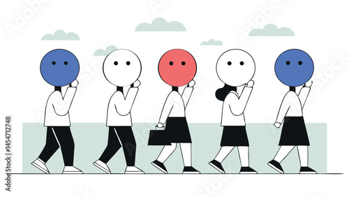 Satisfaction rating, customer feedback review or client survey, employee emotion raking, angry, sad or like, marketing review concept, customer or employee with emoji emotion as user satisfaction.