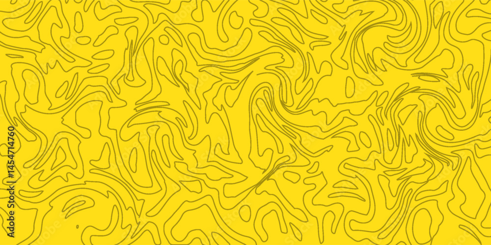 Monochrome reaction diffusion seamless pattern. Abstract background. Organic line art endless wallpaper. Black and yellow colors. Turing generative design. vector illustration Monochrome reaction diffusion seamless pattern. Abstract background. Organic line art endless wallpaper. Black and yellow colors. Turing generative design. vector illustration