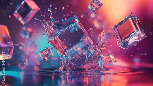 Abstract colorful design background