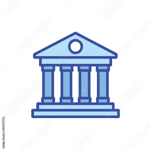 vector illustration of a greek column