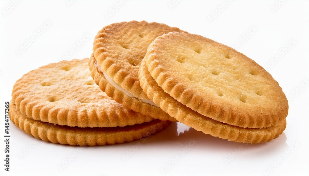 biscuit cookies isolated on white background biscuit cookies isolated on white background