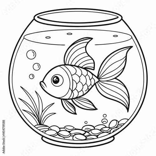fish in a glass