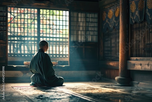 The life of a Zen monk inside the temple is one of deep reflection living quietly amidst nature and practicing mindfulness with each passing moment