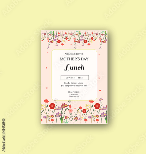 Mother's Day lunch flyer