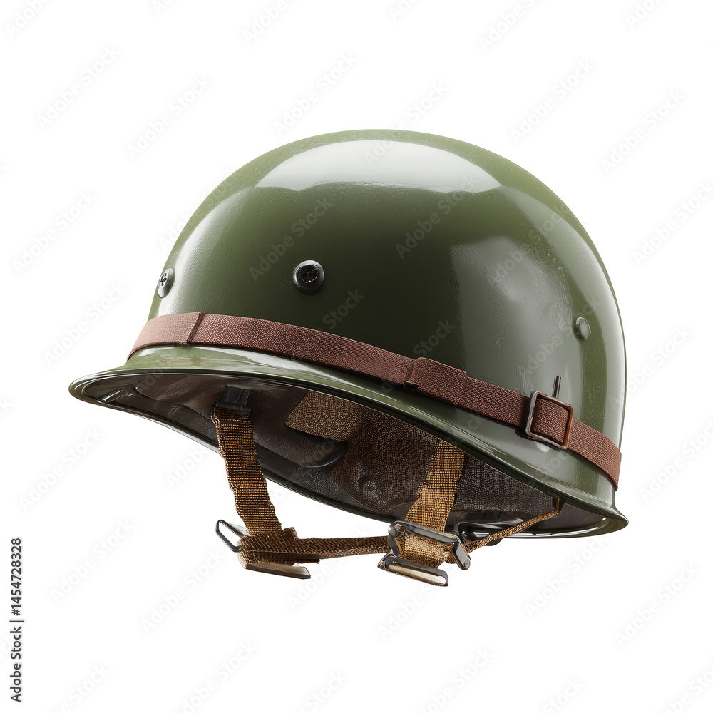 Fototapeta premium military helmet on transparent background