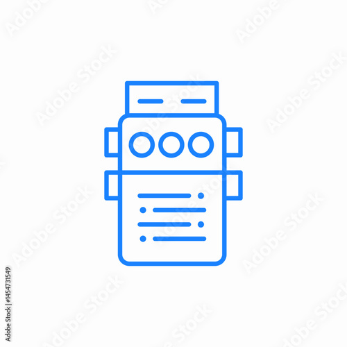electric water heater icon sign vector