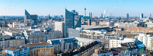 Panorama vom Bahnhofsviertel in Oberbilk in Düsseldorf - 2025