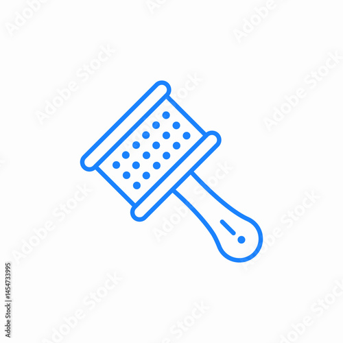 grater kitchen tool icon sign vector