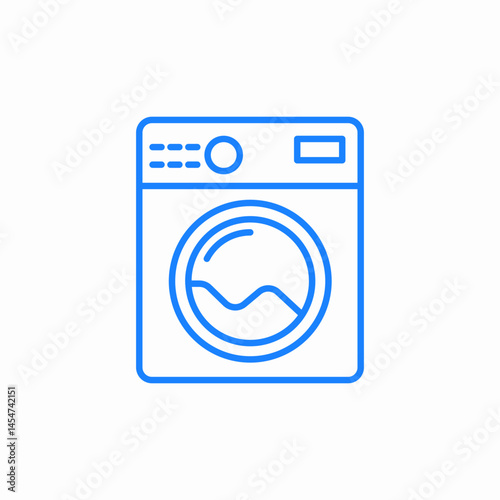 washing machine icon sign vector