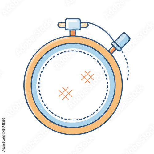 Embroidery hoop cross stitch sewing craft needlework frame textile art hobby stitch design tool