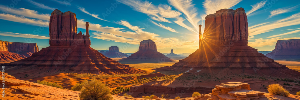 Naklejka premium Monument Valley Arizona America 