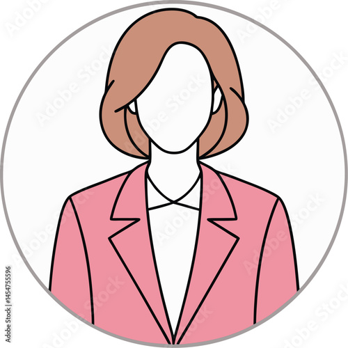 Female Business Person Professional Icon