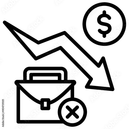 Cyclical Unemployment Icon