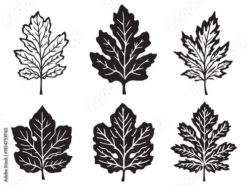 Minimalist Aspen Line Drawing Vector for Prints