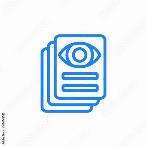 audit document icon sign vector