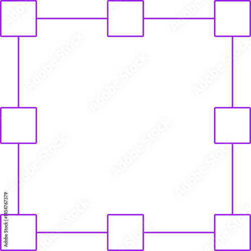 Bounding box icon single vector illustration