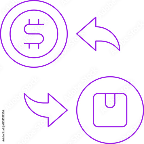 Trade icon single vector illustration