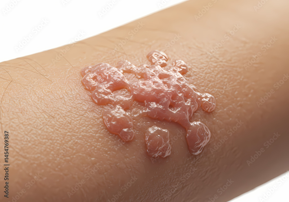 Fototapeta premium Closeup Image of a Skin Rash