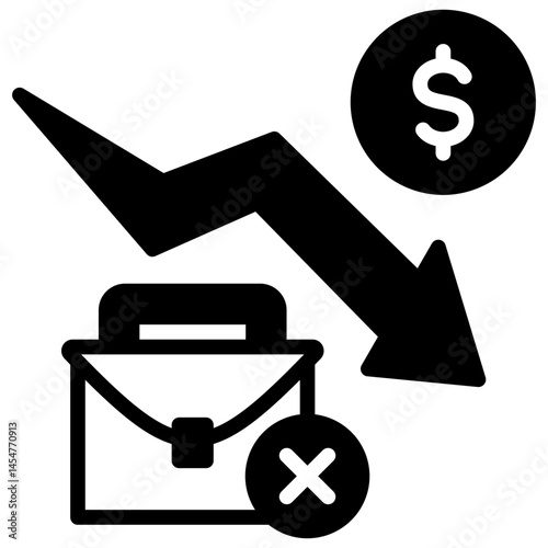Cyclical Unemployment Icon