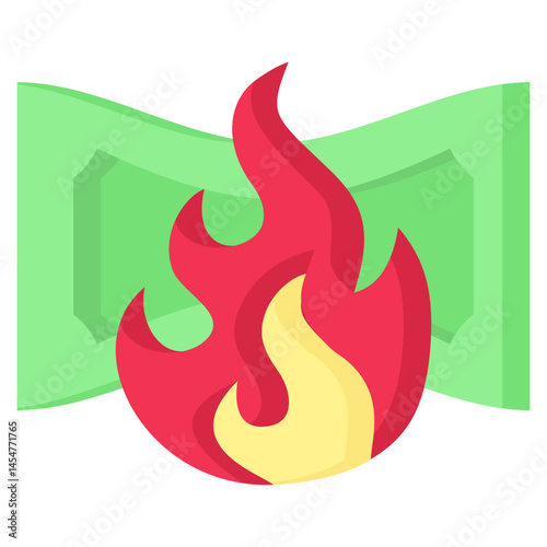 Money Burn Icon