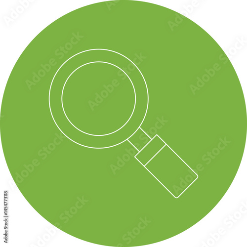 Search icon single vector illustration