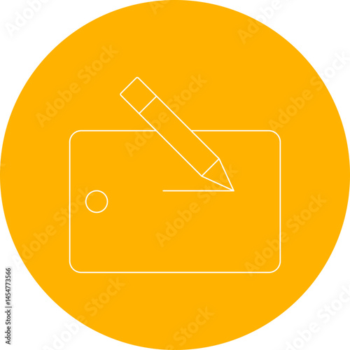 Write icon single vector illustration