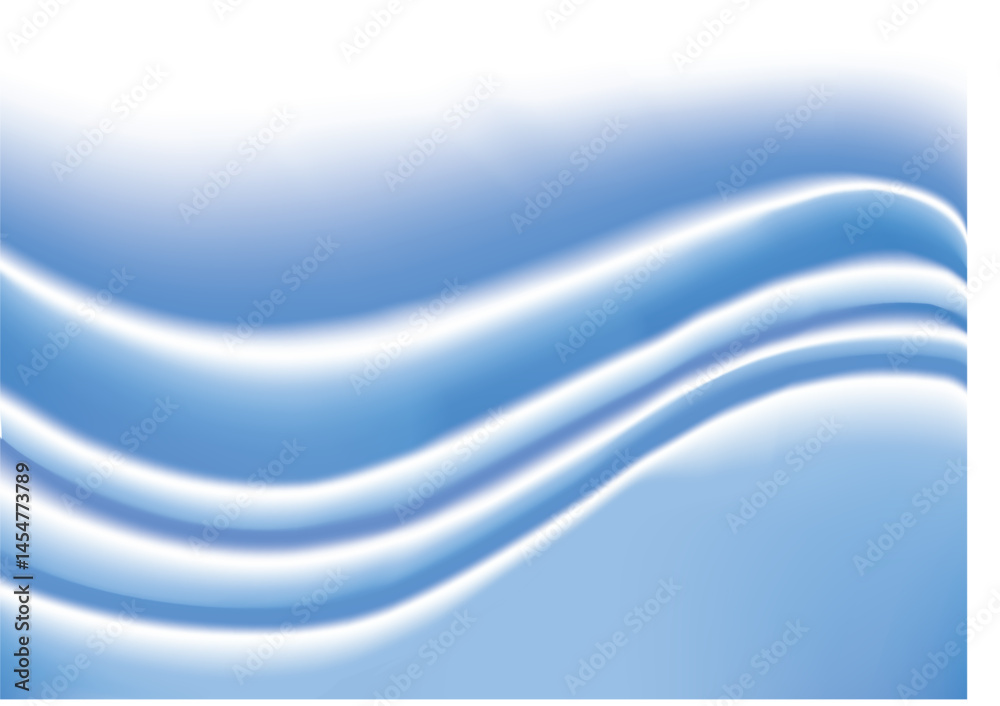 Fototapeta premium Vector drawing light wavy pattern