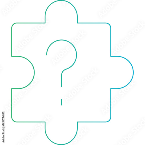 Puzzle single icon vector illustration