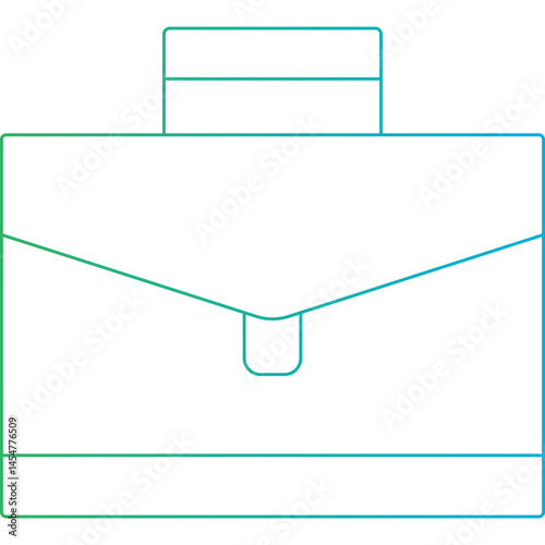 Briefcase single icon vector illustration