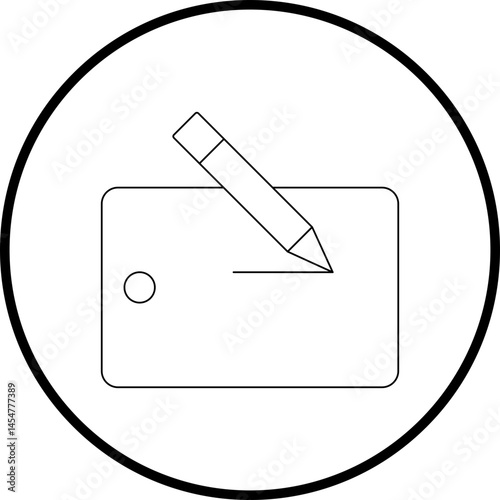 Write icon single vector illustration