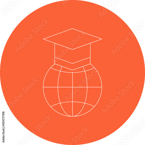 Education icon single vector illustration