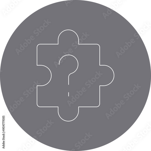 Puzzle single icon vector illustration