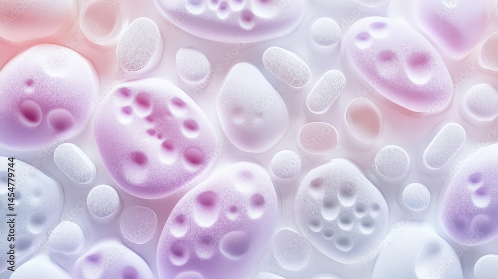 Matrix abstract background idea. Close-up view of modern pharmaceutical tablets in soft pastel colors. Matrix abstract background idea. Close-up view of modern pharmaceutical tablets in soft pastel colors.