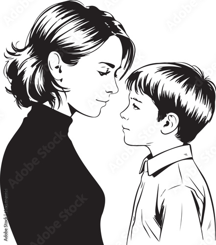 Mother Holding Child Silhouette Design

Tender Moment Between Mom and Baby Vector

Loving Embrace of Mother and Child Art

Mother’s Gentle Touch Silhouette Scene

Mom Kissing Baby Silhouette Illustrat