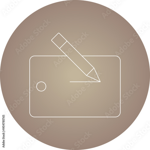 Write icon single vector illustration
