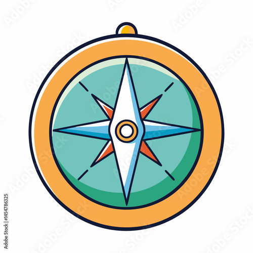 vector compass icon