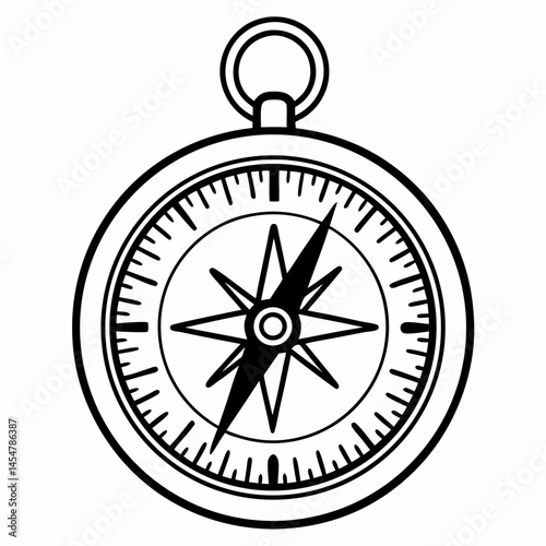 compass rose vector