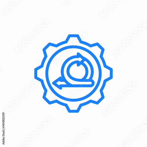 scrum agile icon sign vector